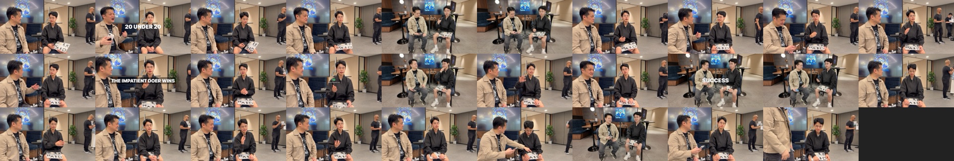 Contact sheet of the full episode